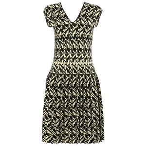 Etro pleated patterned knit dress